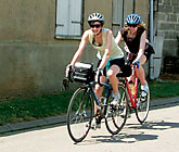cycling for charity through rural Northern France