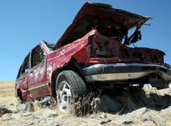 Wacky Rally car before